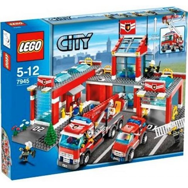 Missionaris Petulance blootstelling Lego City 7945 - Brandweer-kazerne - chipo